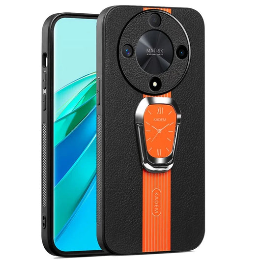 KADEM For Honor X9b 5G / Magic6 Lite 5G Cell Phone Cases Electroplating Anti-drop Cover with Kickstand