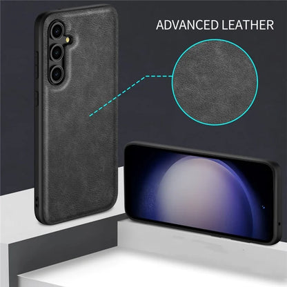 For Samsung Galaxy A05s 4G Phone Cover Retro PU Leather+TPU+PC Case