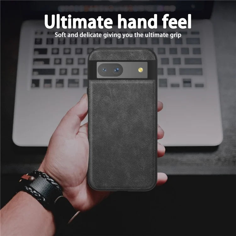 For Google Pixel 8a Retro Phone Case PU Leather+TPU+PC Cell Phone Cover