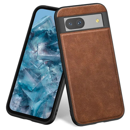 For Google Pixel 8a Retro Phone Case PU Leather+TPU+PC Cell Phone Cover