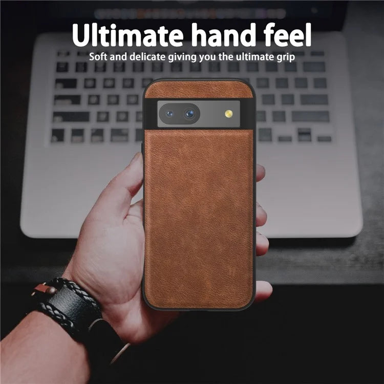 For Google Pixel 8a Retro Phone Case PU Leather+TPU+PC Cell Phone Cover
