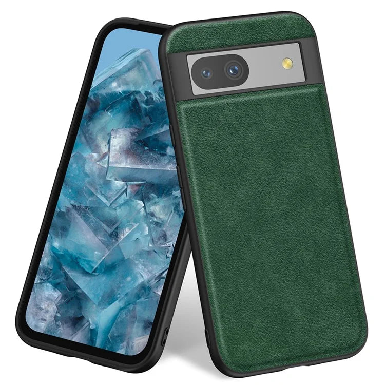 For Google Pixel 8a Retro Phone Case PU Leather+TPU+PC Cell Phone Cover