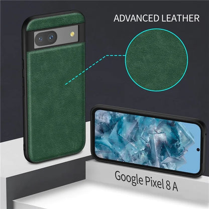 For Google Pixel 8a Retro Phone Case PU Leather+TPU+PC Cell Phone Cover