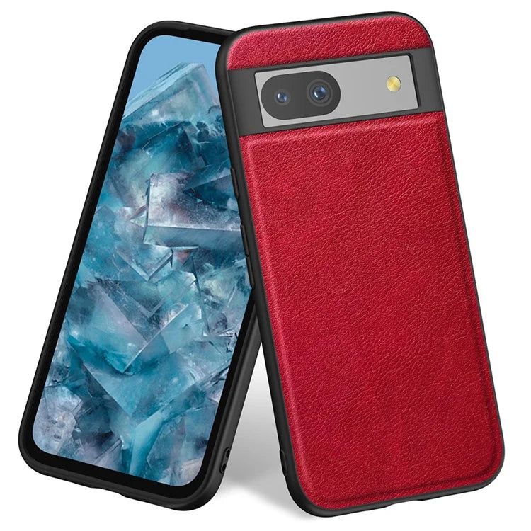 For Google Pixel 8a Retro Phone Case PU Leather+TPU+PC Cell Phone Cover