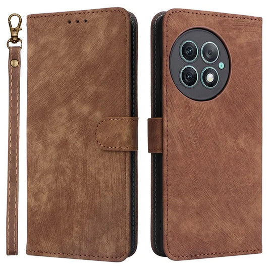 For OnePlus Ace 2 Pro 5G RFID Blocking Wallet Cell Phone Case PU Leather Shell with Strap