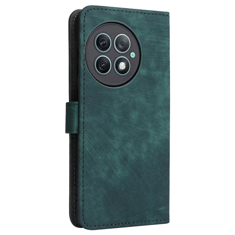 For OnePlus Ace 2 Pro 5G RFID Blocking Wallet Cell Phone Case PU Leather Shell with Strap