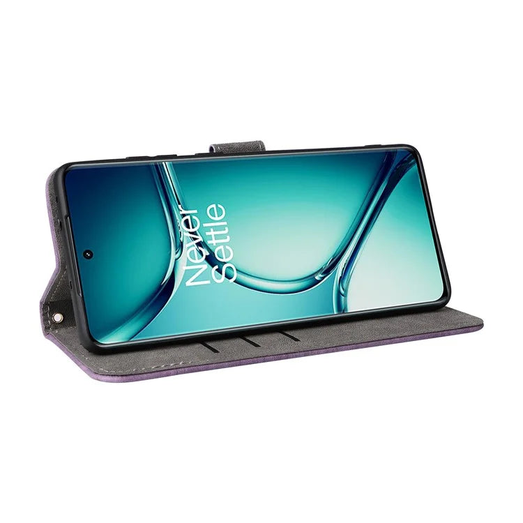 For OnePlus Ace 2 Pro 5G RFID Blocking Wallet Cell Phone Case PU Leather Shell with Strap