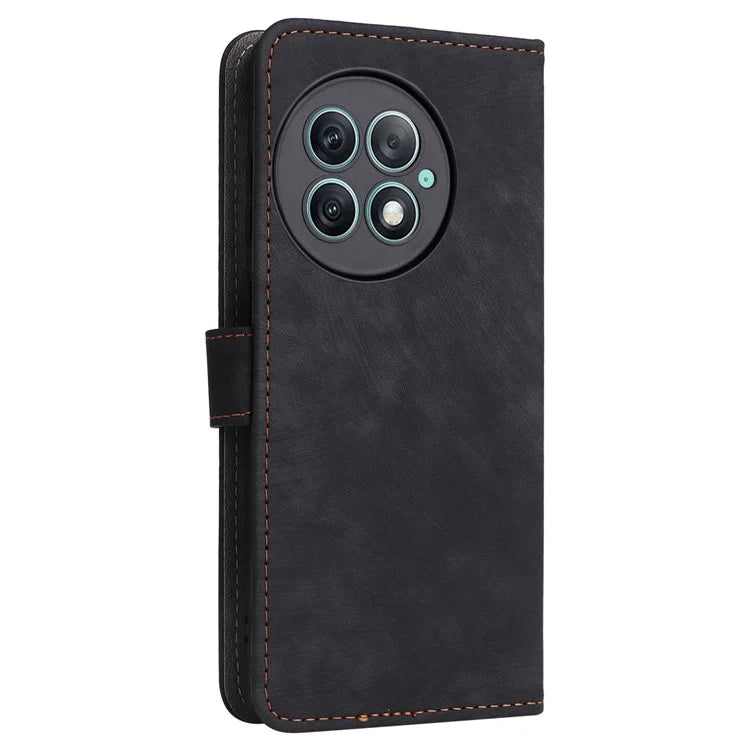 For OnePlus Ace 2 Pro 5G RFID Blocking Wallet Cell Phone Case PU Leather Shell with Strap