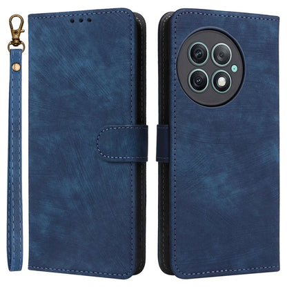 For OnePlus Ace 2 Pro 5G RFID Blocking Wallet Cell Phone Case PU Leather Shell with Strap
