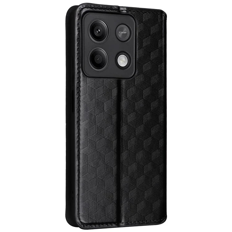 For Xiaomi Redmi Note 13 Pro 5G / Poco X6 5G Cell Phone Case Imprinted Magnetic Closing Cover with Wallet