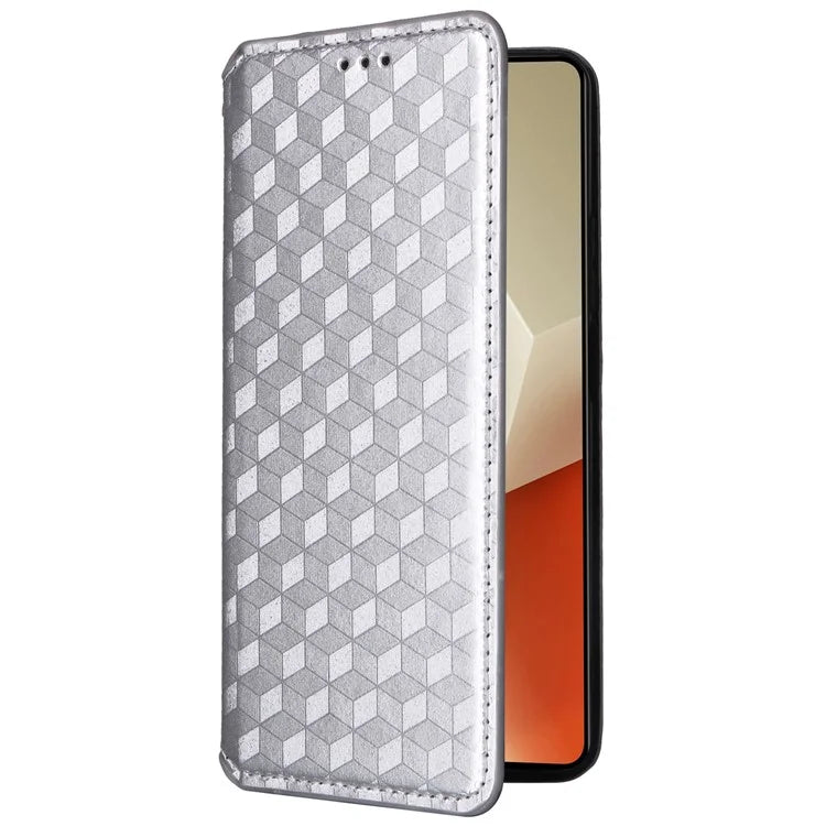 For Xiaomi Redmi Note 13 Pro 5G / Poco X6 5G Cell Phone Case Imprinted Magnetic Closing Cover with Wallet