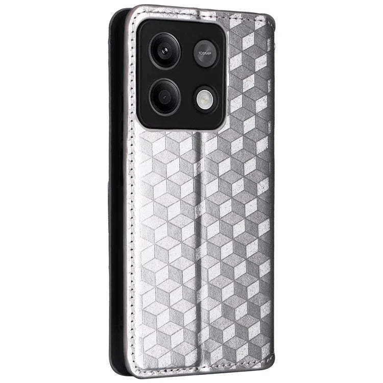 For Xiaomi Redmi Note 13 Pro 5G / Poco X6 5G Cell Phone Case Imprinted Magnetic Closing Cover with Wallet