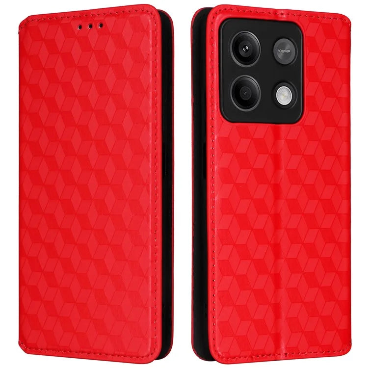 For Xiaomi Redmi Note 13 Pro 5G / Poco X6 5G Cell Phone Case Imprinted Magnetic Closing Cover with Wallet