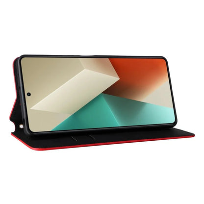 For Xiaomi Redmi Note 13 Pro 5G / Poco X6 5G Cell Phone Case Imprinted Magnetic Closing Cover with Wallet