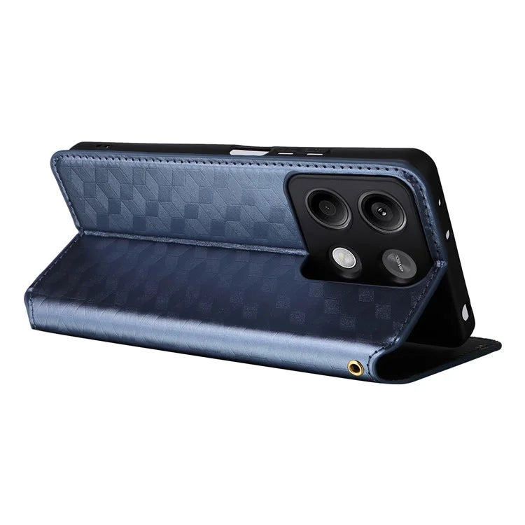 For Xiaomi Redmi Note 13 Pro 5G / Poco X6 5G Cell Phone Case Imprinted Magnetic Closing Cover with Wallet