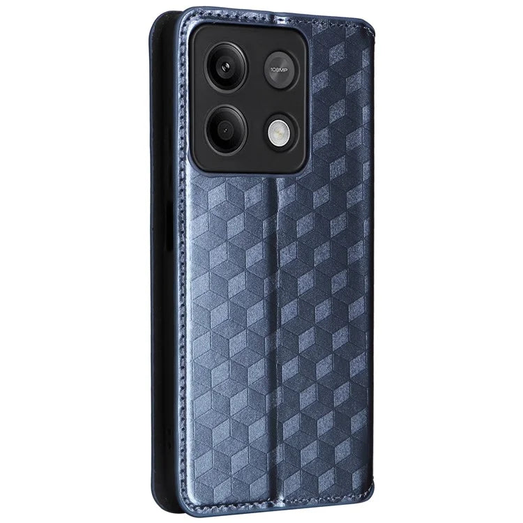 For Xiaomi Redmi Note 13 Pro 5G / Poco X6 5G Cell Phone Case Imprinted Magnetic Closing Cover with Wallet