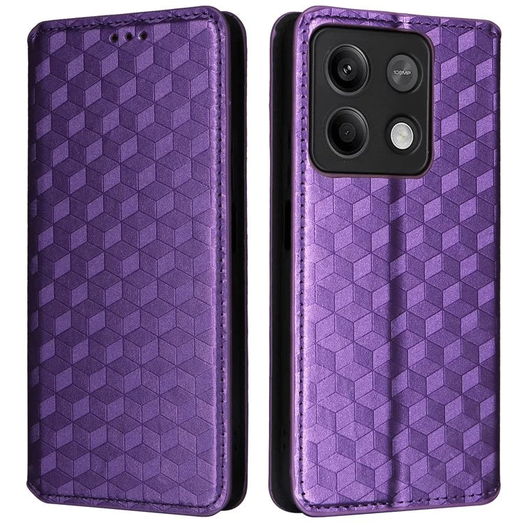 For Xiaomi Redmi Note 13 Pro 5G / Poco X6 5G Cell Phone Case Imprinted Magnetic Closing Cover with Wallet