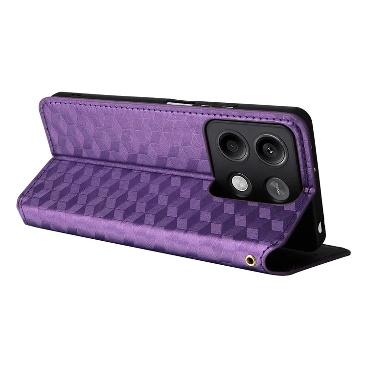 For Xiaomi Redmi Note 13 Pro 5G / Poco X6 5G Cell Phone Case Imprinted Magnetic Closing Cover with Wallet