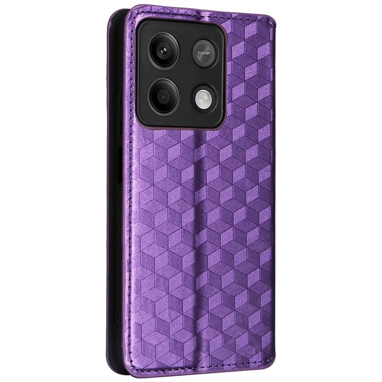 For Xiaomi Redmi Note 13 Pro 5G / Poco X6 5G Cell Phone Case Imprinted Magnetic Closing Cover with Wallet