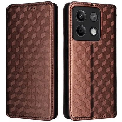For Xiaomi Redmi Note 13 Pro 5G / Poco X6 5G Cell Phone Case Imprinted Magnetic Closing Cover with Wallet