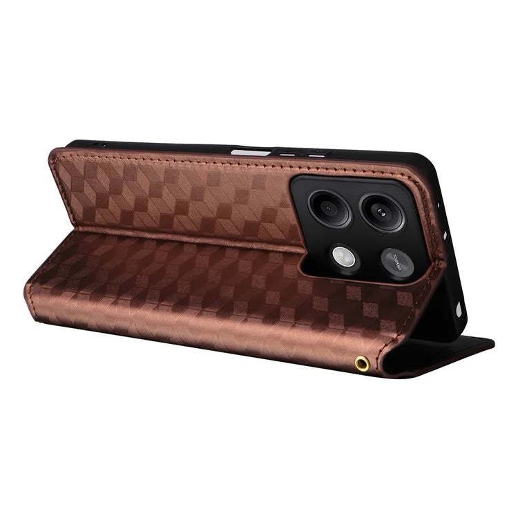 For Xiaomi Redmi Note 13 Pro 5G / Poco X6 5G Cell Phone Case Imprinted Magnetic Closing Cover with Wallet