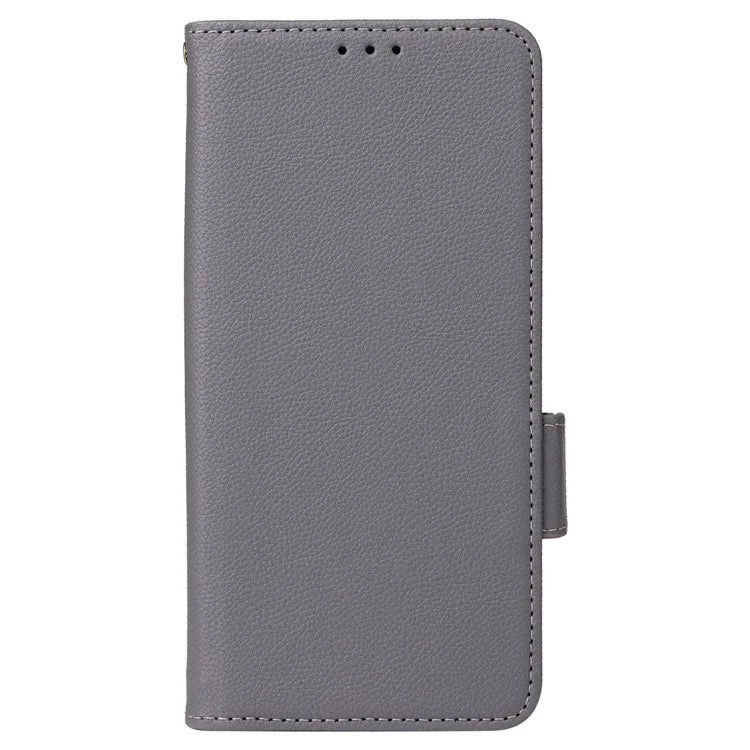 For Xiaomi Redmi Note 13 Pro 5G / Poco X6 5G Cell Phone Case Litchi Texture Leather Cover with Strap