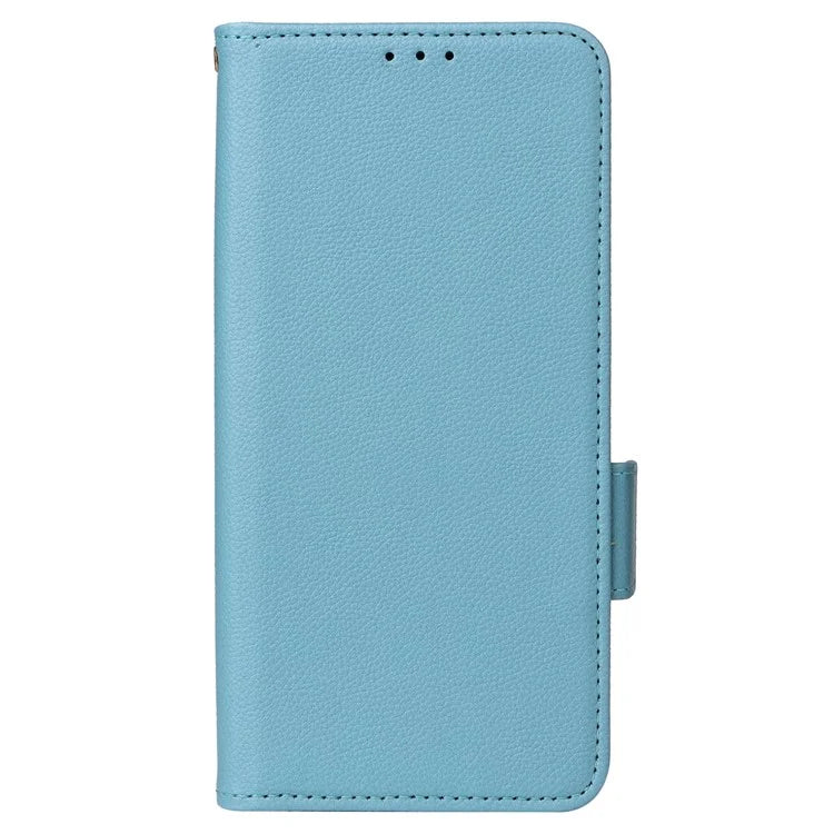 For Xiaomi Redmi Note 13 Pro 5G / Poco X6 5G Cell Phone Case Litchi Texture Leather Cover with Strap