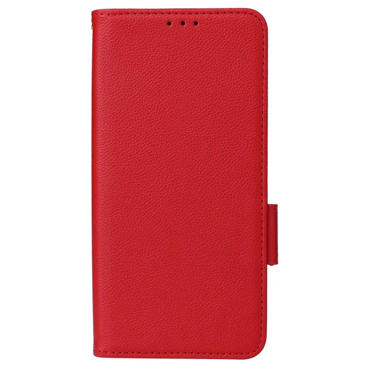 For Xiaomi Redmi Note 13 Pro 5G / Poco X6 5G Cell Phone Case Litchi Texture Leather Cover with Strap