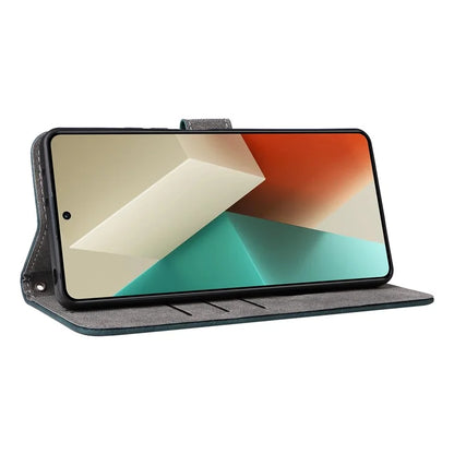 For Xiaomi Redmi Note 13 Pro 5G / Poco X6 5G Cell Phone Case RFID Blocking Wallet Leather Cover with Strap