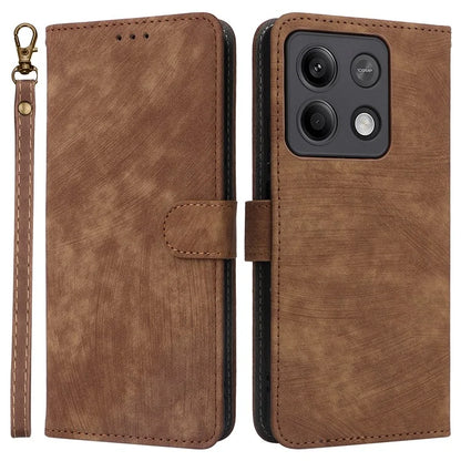 For Xiaomi Redmi Note 13 Pro 5G / Poco X6 5G Cell Phone Case RFID Blocking Wallet Leather Cover with Strap