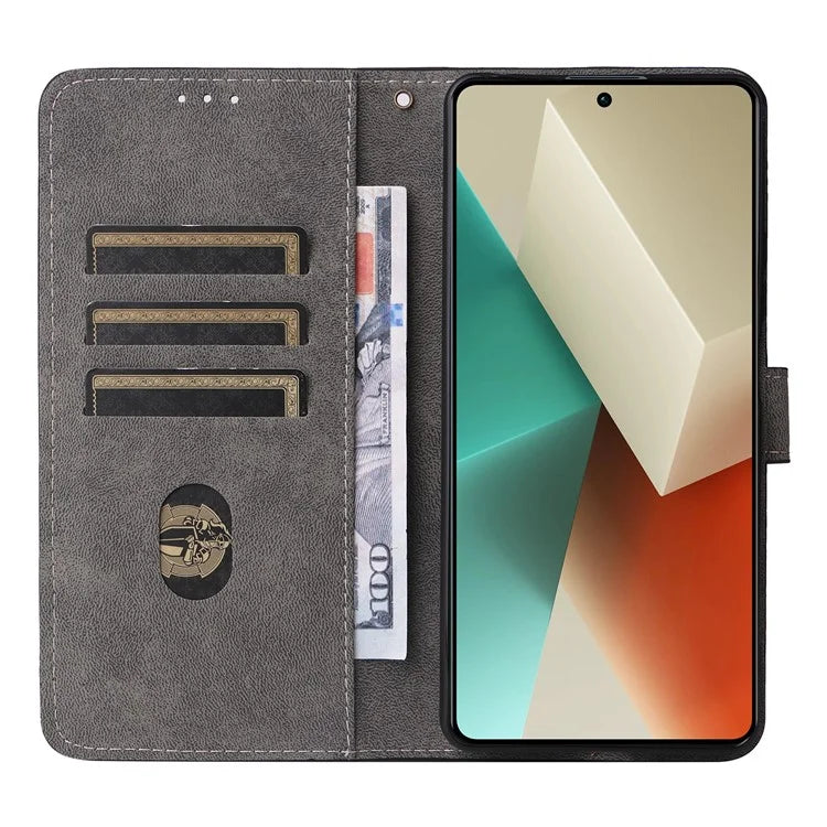 For Xiaomi Redmi Note 13 Pro 5G / Poco X6 5G Cell Phone Case RFID Blocking Wallet Leather Cover with Strap