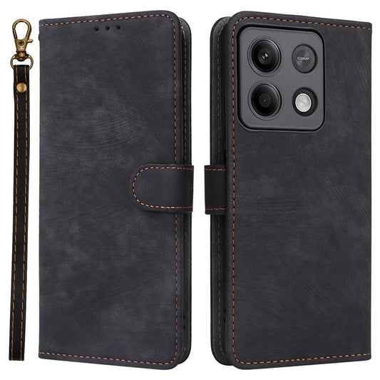 For Xiaomi Redmi Note 13 5G Cell Phone Case RFID Blocking Protective Cover with Strap