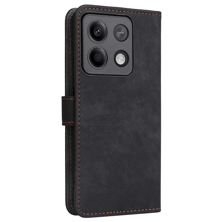 For Xiaomi Redmi Note 13 5G Cell Phone Case RFID Blocking Protective Cover with Strap