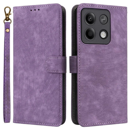 For Xiaomi Redmi Note 13 5G Cell Phone Case RFID Blocking Protective Cover with Strap