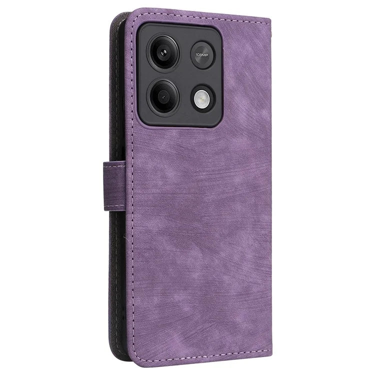 For Xiaomi Redmi Note 13 5G Cell Phone Case RFID Blocking Protective Cover with Strap