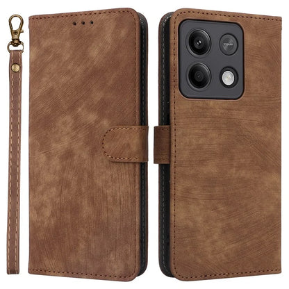 For Xiaomi Redmi Note 13 5G Cell Phone Case RFID Blocking Protective Cover with Strap