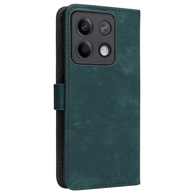 For Xiaomi Redmi Note 13 5G Cell Phone Case RFID Blocking Protective Cover with Strap