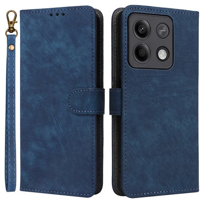 For Xiaomi Redmi Note 13 5G Cell Phone Case RFID Blocking Protective Cover with Strap