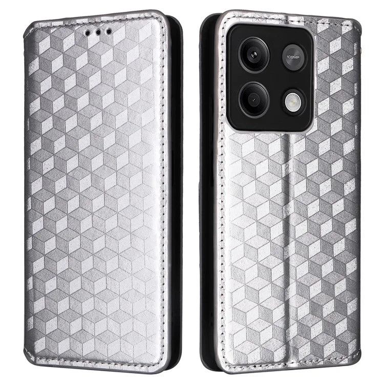 For Xiaomi Redmi Note 13 5G Cover Magnetic Closing Leather Wallet Cell Phone Case