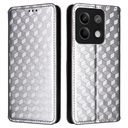 For Xiaomi Redmi Note 13 5G Cover Magnetic Closing Leather Wallet Cell Phone Case