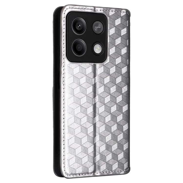 For Xiaomi Redmi Note 13 5G Cover Magnetic Closing Leather Wallet Cell Phone Case