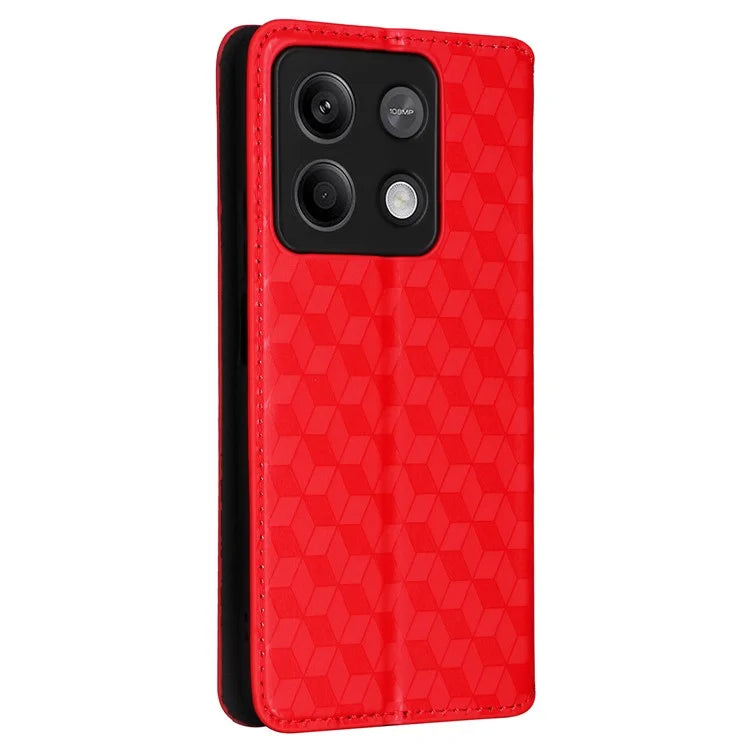 For Xiaomi Redmi Note 13 5G Cover Magnetic Closing Leather Wallet Cell Phone Case