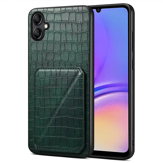 For Samsung Galaxy A05 4G Case PU+PC+TPU Anti-drop Phone Cover with Card Holder