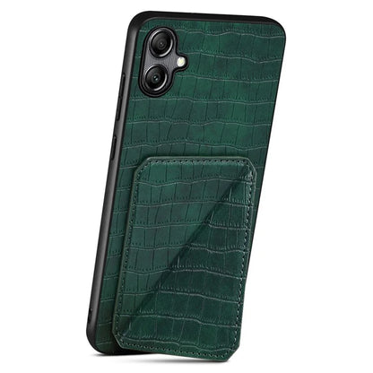 For Samsung Galaxy A05 4G Case PU+PC+TPU Anti-drop Phone Cover with Card Holder