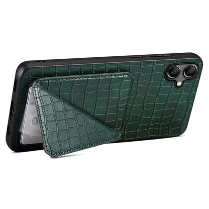 For Samsung Galaxy A05 4G Case PU+PC+TPU Anti-drop Phone Cover with Card Holder