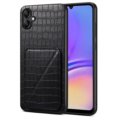 For Samsung Galaxy A05 4G Case PU+PC+TPU Anti-drop Phone Cover with Card Holder