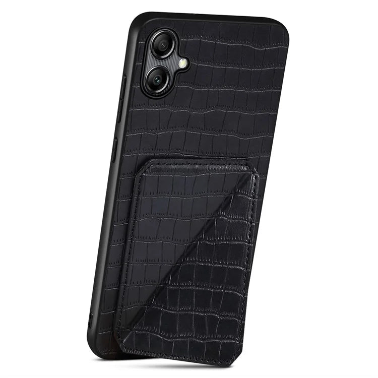 For Samsung Galaxy A05 4G Case PU+PC+TPU Anti-drop Phone Cover with Card Holder