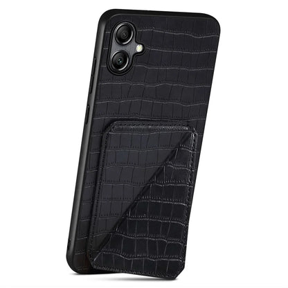 For Samsung Galaxy A05 4G Case PU+PC+TPU Anti-drop Phone Cover with Card Holder