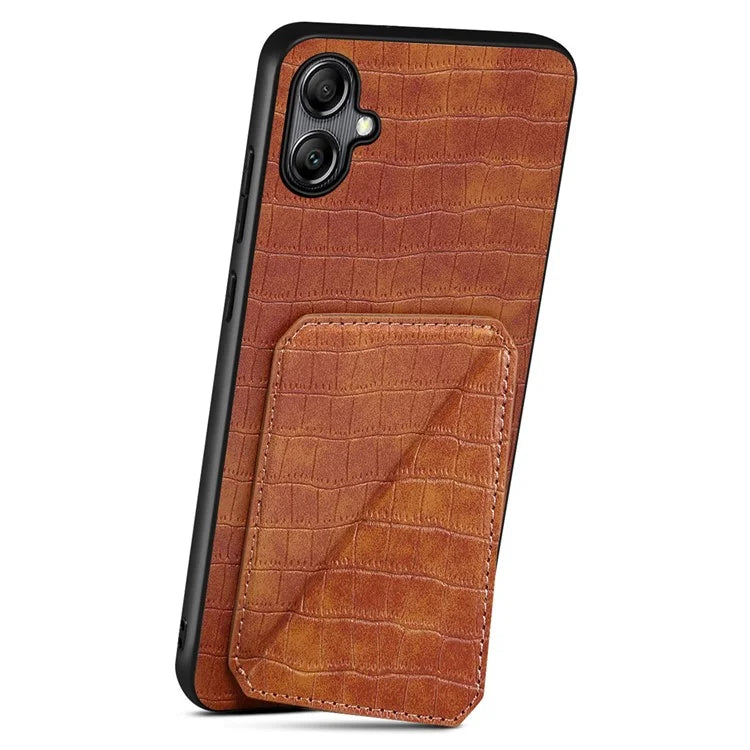 For Samsung Galaxy A05 4G Case PU+PC+TPU Anti-drop Phone Cover with Card Holder