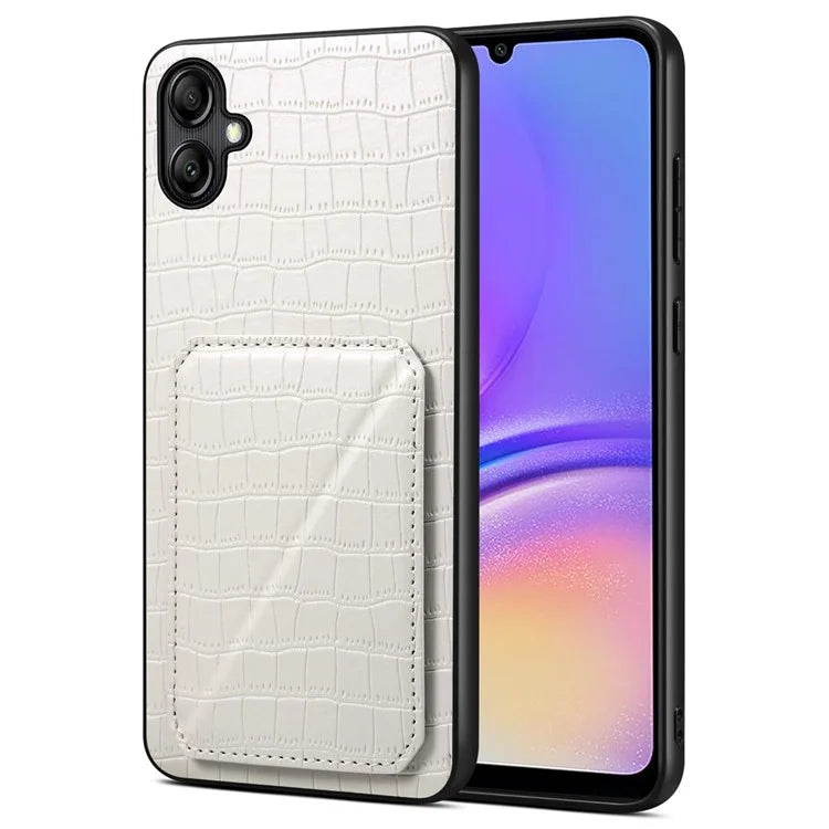 For Samsung Galaxy A05 4G Case PU+PC+TPU Anti-drop Phone Cover with Card Holder
